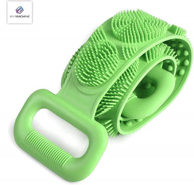 MetriteINDIA Silicone Body Back Scrubber Double Side Bathing Brush for Skin Deep Cleaning E31