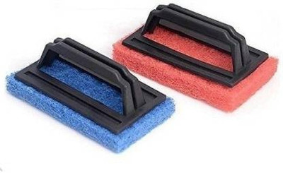 JKB TRADERS Tile cieaning brush Scrub Sponge(Medium, Pack of 2)