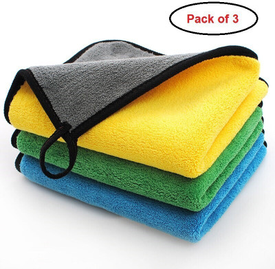 karan Microfiber Vehicle Washing  Cloth(Pack Of 6, 600 GSM)