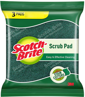 Scotch-Brite Scrub Pad(Regular, Pack of 3)