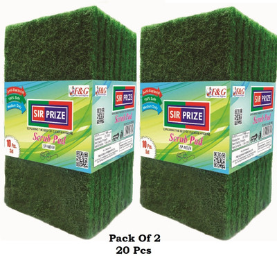 Sir Prize Scrub Pad Scrub Pad(Regular, Pack of 2)