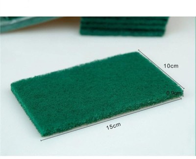 Kuhu CLEAN SCRUBBER for Kitchen Dish Washing | Clean Shine Non Scratch Brite Scrub Pad(Extra Large, Pack of 10)