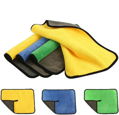 NIMYANK Microfiber Vehicle Washing  Cloth(Pack Of 3, 500 GSM)