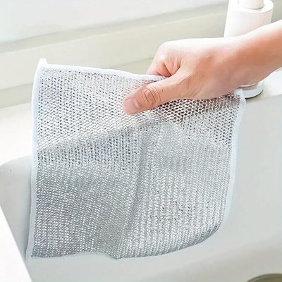 Gripgo Pack of 20 Dishwashing Scrub/ Steel WIre Cloth Pads KSP3.715 Scrub Sponge, Scrub Pad(Regular, Pack of 20)