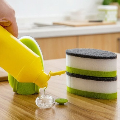 Wishbone SOAPY SPONGE Dish Wash Liquid Scouring Sponge Scrub Pad(Small)