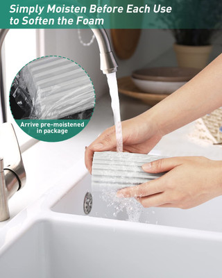 MELUDI Damp Clean Duster Sponge Pack Of 1 Sponge Wipe(Regular)