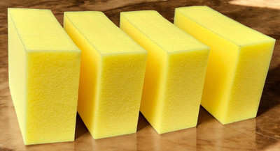 xXURO Multi Purpose Wash Sponge Scrub Sponge, Sponge Wipe(Regular, Pack of 4)