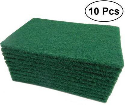 World wide vila Clear Scrubber 10 MM (Set Of 10 Pcs)_New Scrub Pad(Medium, Pack of 10)