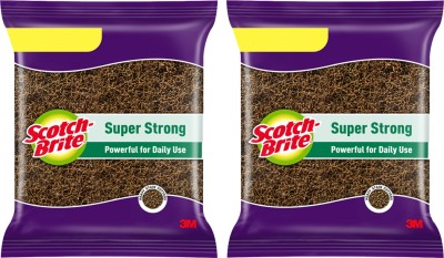 Scotch-Brite Super Strong 7x10 cm Scrub Pad(Regular, Pack of 2)