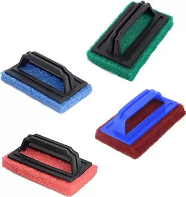 EKDANT CREATIONS Ekdant tile cleaning brush 3pcs Scrub Pad(Regular, Pack of 3)