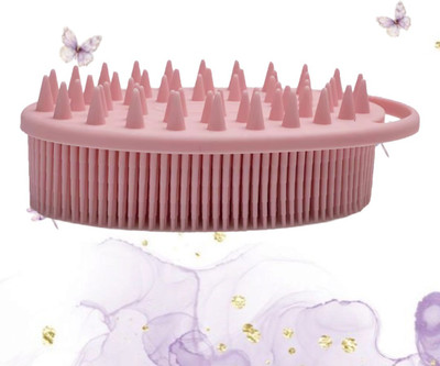 HALAYUDH silicone pet bath brush for grooming