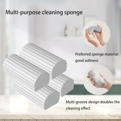 Dejmin 2-Pack Damp Clean Duster Sponge, Sponge Cleaning Brush Scrub Pad, Scrub Sponge, Sponge Wipe, Stainless Steel Scrub(Regular, Pack of 2)