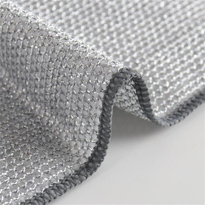 Glacia Pack of 5 Dishwashing Scrub Pad/ WIre Cleaning Cloth CCx5.437 Wet and Dry Microfiber, Stainless Steel Cleaning Cloth