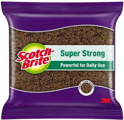 Scotch-Brite Super Strong 7x10 cm Scrub Pad(Regular, Pack of 2)