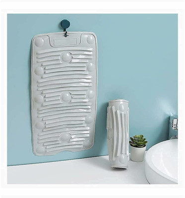 Japp Multipurpose Rollable Foldable Portable Silicone Antislip Scrub Pad(Regular)