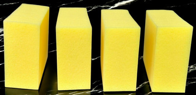 XURO SPONGE-YELLOW-1004-4 Scrub Sponge, Sponge Wipe(Regular, Pack of 4)