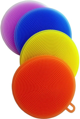 Be Body Wise Non Slippery Silicone Scrubber for Wet Hands