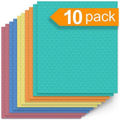Ardo Super Absorbent Scrub Pad, Sponge Wipe(Regular, Pack of 10)