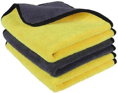 karan Microfiber Vehicle Washing  Cloth(Pack Of 4, 600 GSM)