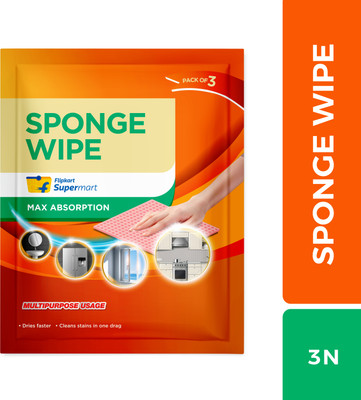 Flipkart Supermart Sponge Wipe(Large, Pack of 3)