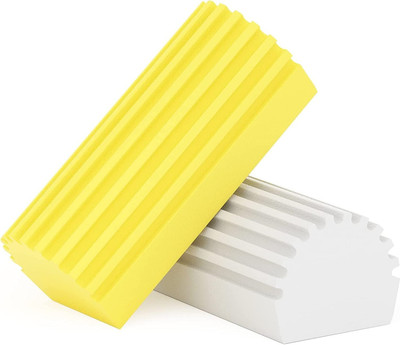 JIYAENTERPRISES 2pcs Damp Clean Duster Sponge Magic Sponge Eraser for Household Cleaning Dusters Scrub Sponge(Medium, Pack of 2)