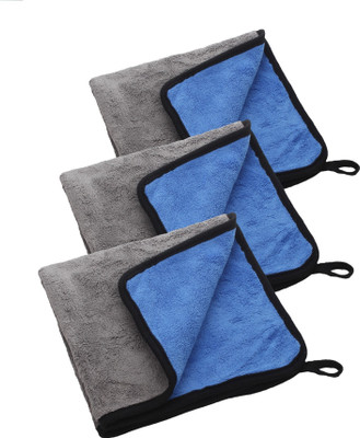 ClickFix Microfiber Vehicle Washing  Cloth(Pack Of 4, 600 GSM)