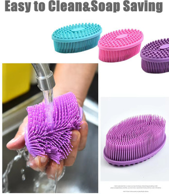 Be Body Wise Dual-Sided Silicone Bath Brush