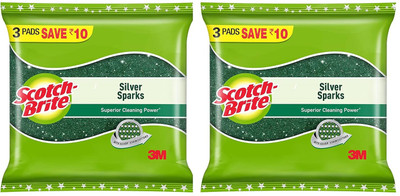 Scotch-Brite Scrub Pad Large Scrub Pad(Large, Pack of 6)