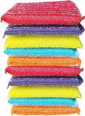 JKB TRADERS PACK OF 12 heavy duty scour pads SCRUB Scrub Sponge(Large, Pack of 12)