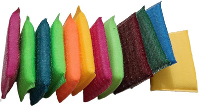Shashivarnam SS_Scratch Proof Kitchen Utensil Scrubber Pad Scrub Pad (Regular, Pack of 12 Scrub Pad(Large)