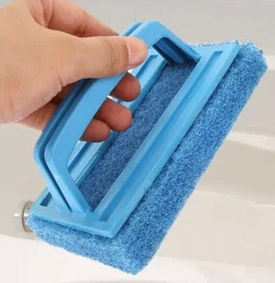 Priyansh Fibre Bathroom Scrubber Brush with Handle | Tile Cleaning | Floor | Kitchen Scrub Pad(Regular)