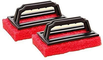 JKB TRADERS tile brush ,2PCS Scrub Pad(Medium, Pack of 2)