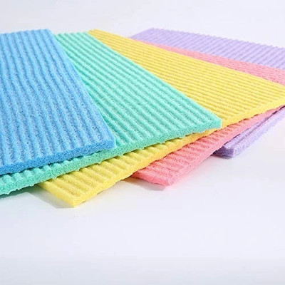 GoodsGarden Super Absorbant Kitchen Cleaning Sponge Wipe(Regular, Pack of 5)
