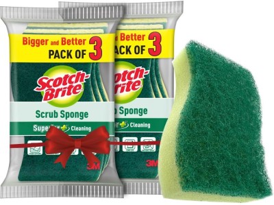 Scotch-Brite Scrub Sponge Scrub Sponge(Regular, Pack of 6)