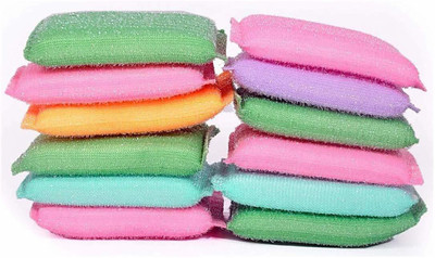 Ridhi Sidhi Non scratching Scrub Pad(Regular, Pack of 12)