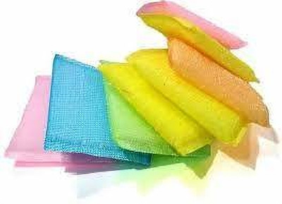 JKB TRADERS scotch scrub pads 12 UNITS Scrub Sponge(Large, Pack of 12)