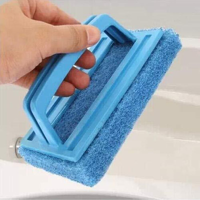 JKB TRADERS Tile Cleaning Multipurpose Scrubber Brush With Handle Scrub Pad JKSHIK Scrub Pad(Medium, Pack of 2)