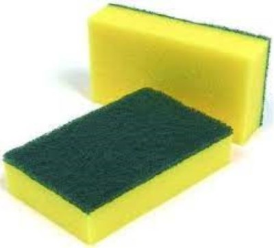 Xtraa Safai Multicolor Scrub Pad with Sponge 3x4 28MM for utensil cleaning Scrub Sponge, Scrub Pad, Sponge Wipe(Regular, Pack of 12)