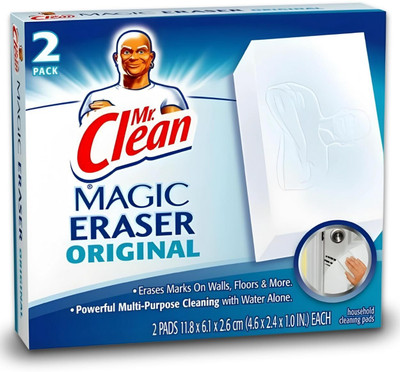 Mr. Clean Erase and Renew Magic Eraser, Original, 2 Count Scrub Pad(Regular)