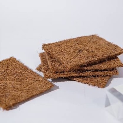 greenway organics Natural Coir Scrubber Pack of 5 Scrub Pad(Medium, Pack of 20)