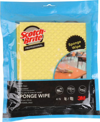 SCOTCH BRITE Sponge Wipe Set Sponge Wipe(Regular, Pack of 4)