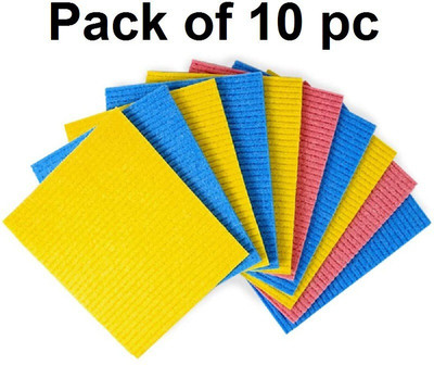 PitraKripa Scrb_129 Sponge Wipe(Regular, Pack of 10)