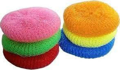 ILT (Pack of 6) Scratch Proof Scrubber Pad, Plastic Scrubber Non-Stick cookware Scrub Pad(Medium, Pack of 6)
