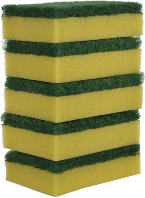 EKDANR CREATIONS EKDANT CREATIONS Polyester Scrub Pad(Regular, Pack of 5)