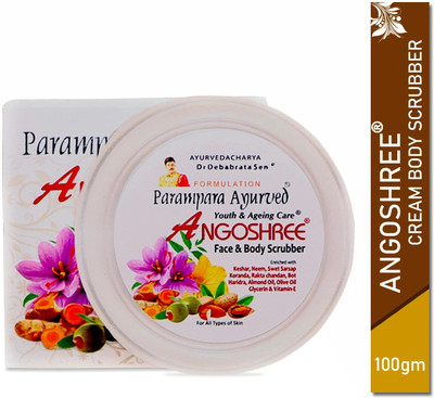 Parampara Ayurved Angoshree Face & Body Scrubber Scrub(100 g)