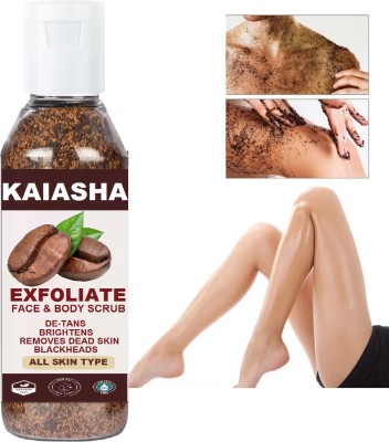 KAIASHA COFFEE BODY SCRUB -Blackhead Removal, Tan Removal, Scrub(100 g)