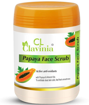 CLAVINIA Papaya Face Scrub 1000 ml Scrub(1000 ml)