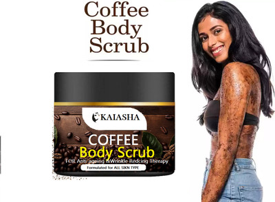 KAIASHA Coffee Face & Body Bath Scrub |Deep Cleansing scrub Scrub(380 g)