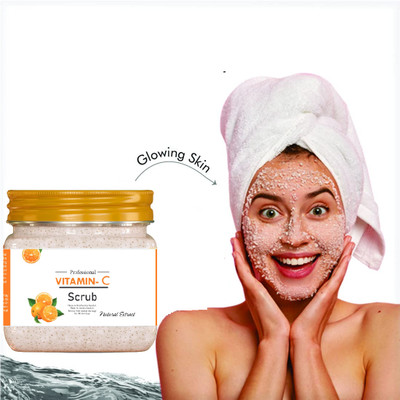 PERLENTE Skin broghtening vitamin -c face and body scrub Scrub(380 g)