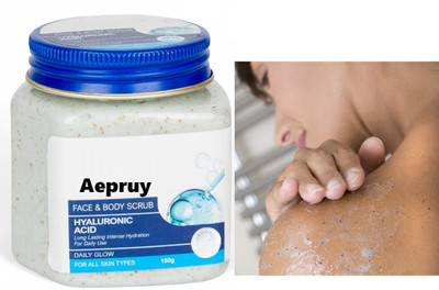 AEPRUY Anti-Tan Face Scrub And , Hyaluronic Acid Face scrub Scrub(150 ml)